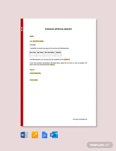 Request For Approval Letter 12 Examples Format How To Write Pdf 9600