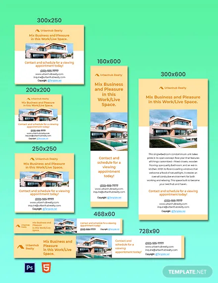 Free Modern Real Estate Ads Template