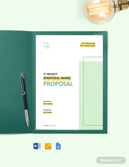 Free Simple IT Project Proposal Template