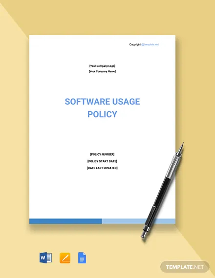 Free Software Usage Policy Template