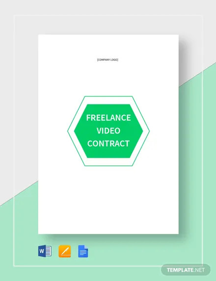 freelance video contract template