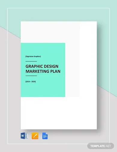 graphic design marketing plan template
