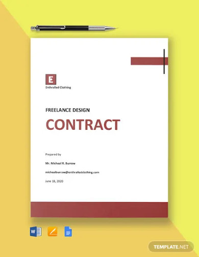 professional freelance design contract template