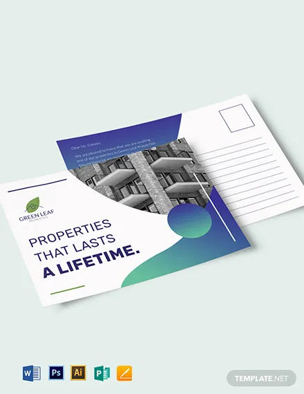 Real Estate Postcard Template