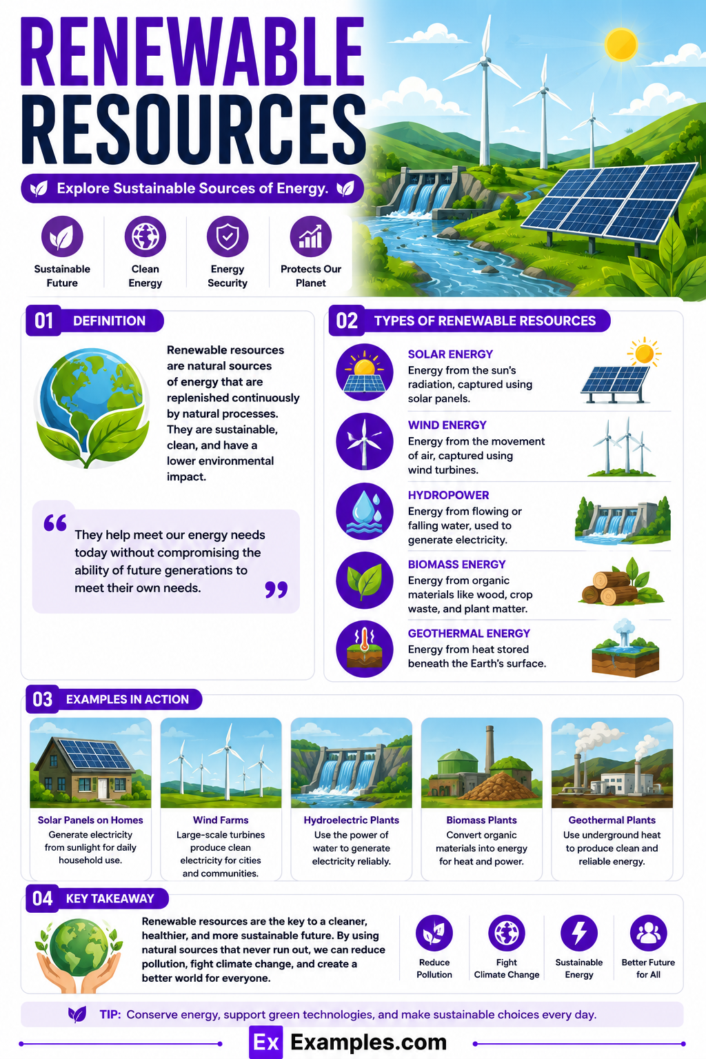 20+ Renewable Resources Examples