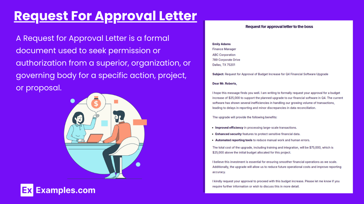 Request For Approval Letter