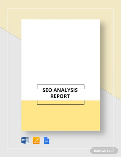seo analysis report template