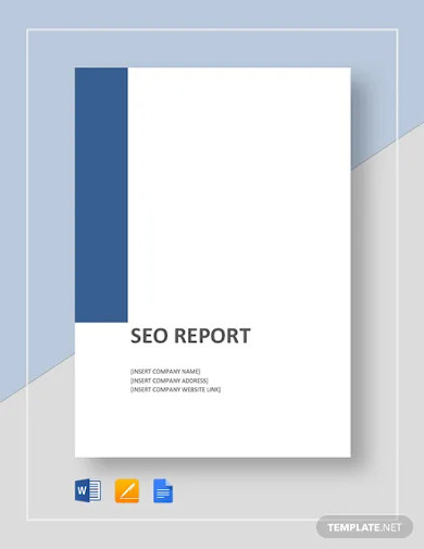 seo report template
