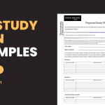 Study Plan Examples