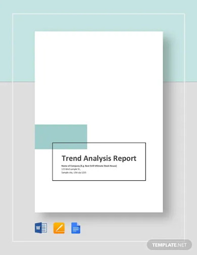 trend analysis report template