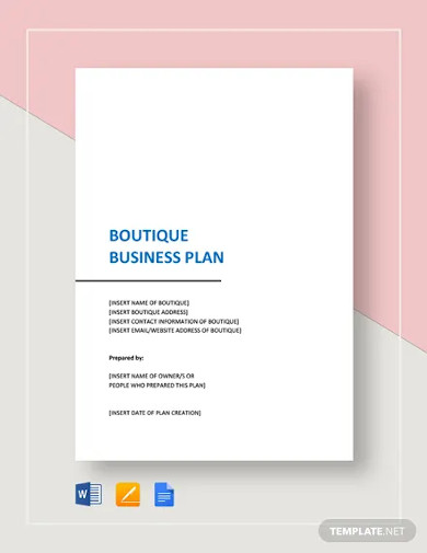 baby boutique business plan