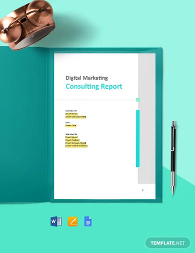business consulting report template