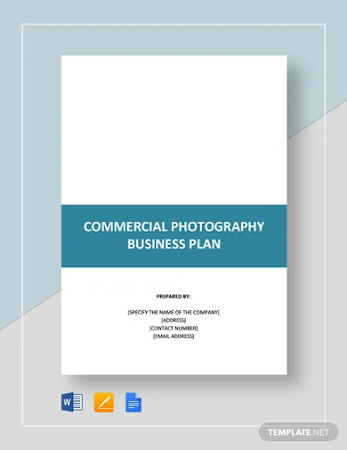 commercial photography business plan template