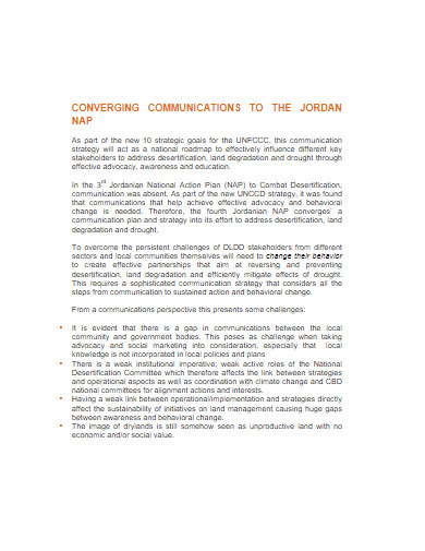 Comprehensive Communication Strategy