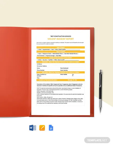 construction corrective action report template