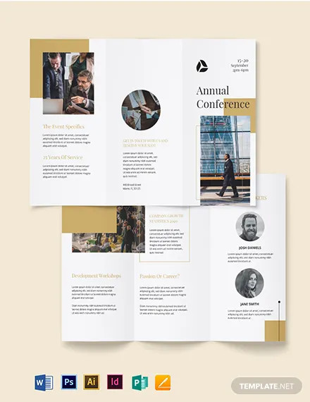 Corporate Event Brochure Template