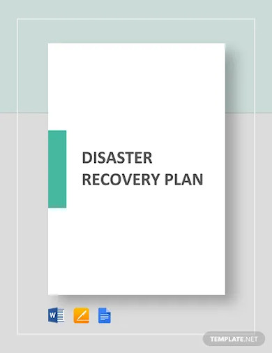 disaster recovery plan template