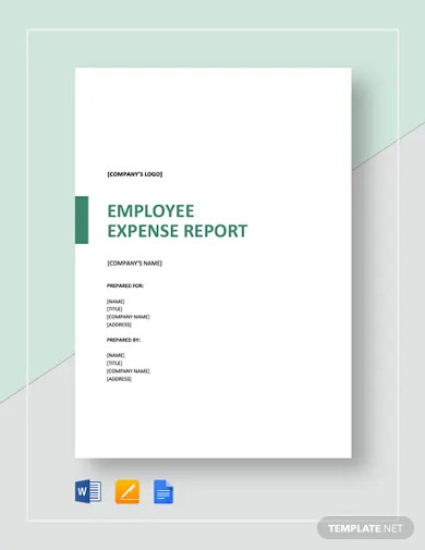 Employee Expense Report Template