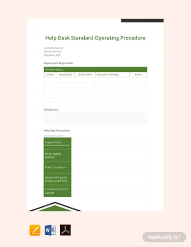 30+ Standard Operating Procedure Examples in MS Word | Pages | Charts ...