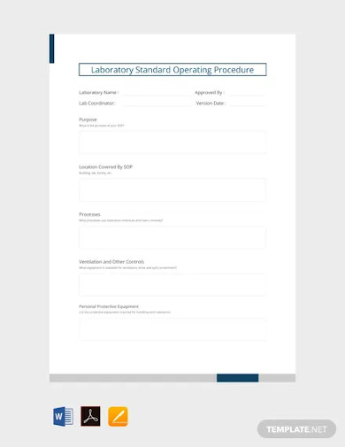 30+ Standard Operating Procedure Examples in MS Word | Pages | Charts ...