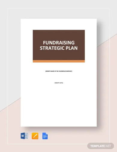 Fundraising Strategic Plan Template