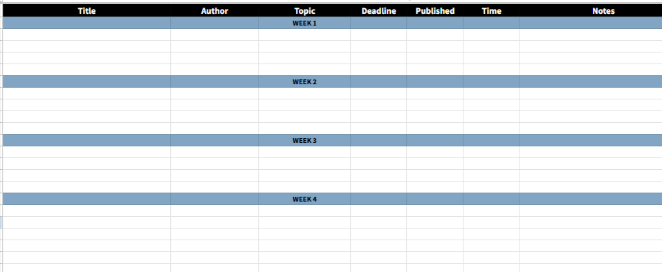 HootSuites Social Media Editorial Calendar