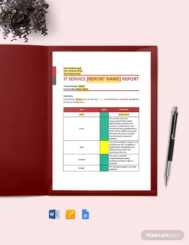 Service Report - 16+ Examples, Format, Pdf | Examples