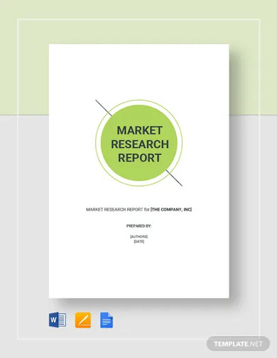 Market Research Report Template