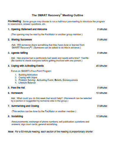 meeting outline in pdf