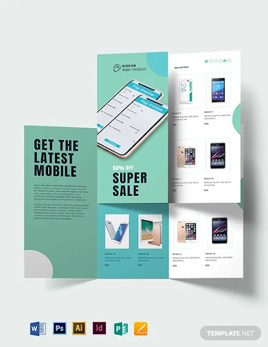 Mobile Product Sale Brochure Template