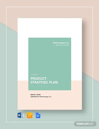 product strategy plan template
