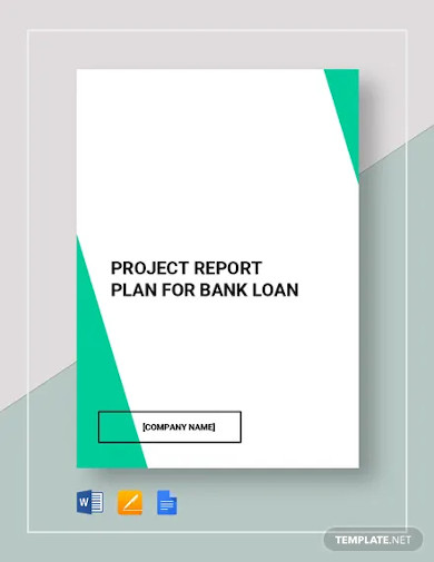 project report for bank loan template