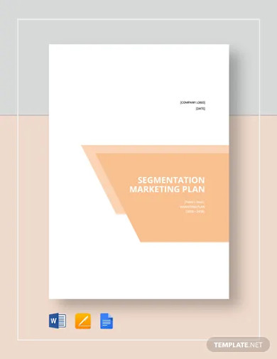 segmentation marketing plan template
