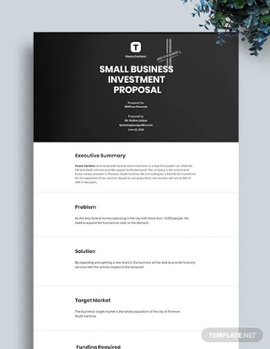 Small Business Proposal Template