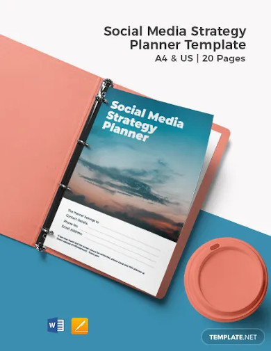 social media strategy planner template