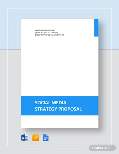 social media strategy proposal template