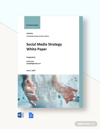 social media strategy white paper template