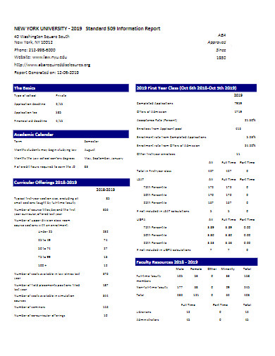 Information Report Example - 10+ Examples, Format, Pdf | Examples
