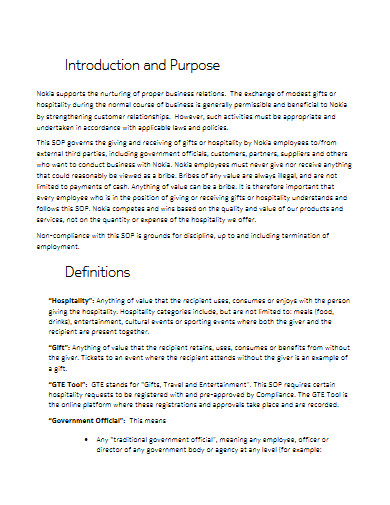 30+ Standard Operating Procedure Examples in MS Word | Pages | Charts ...