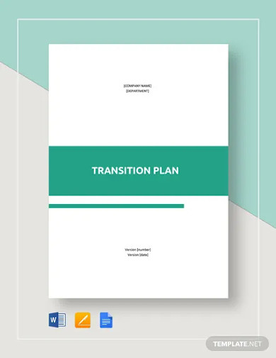 Transition Plan Template