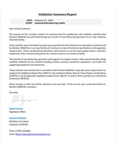 Validation Report - 10+ Examples, Format, Pdf | Examples