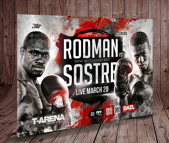 boxing flyer example