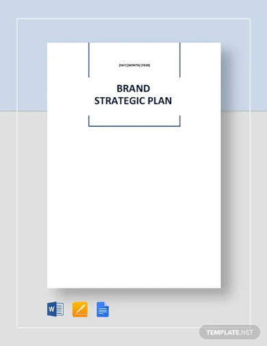 Brand Strategic Plan Template