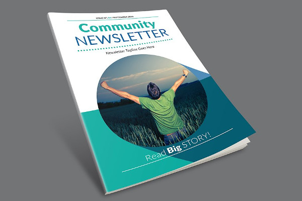 community newsletter template