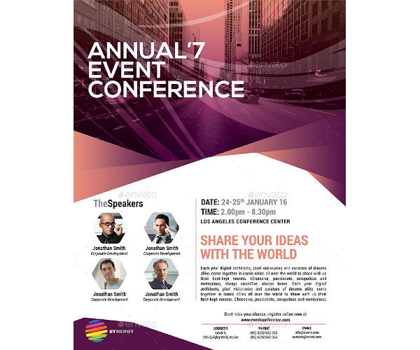 event summit conference flyer