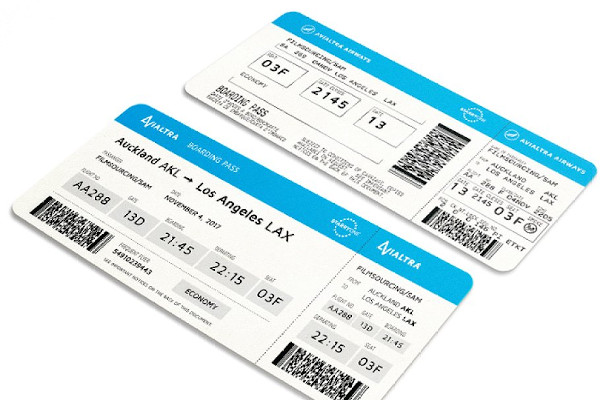 fake boarding pass