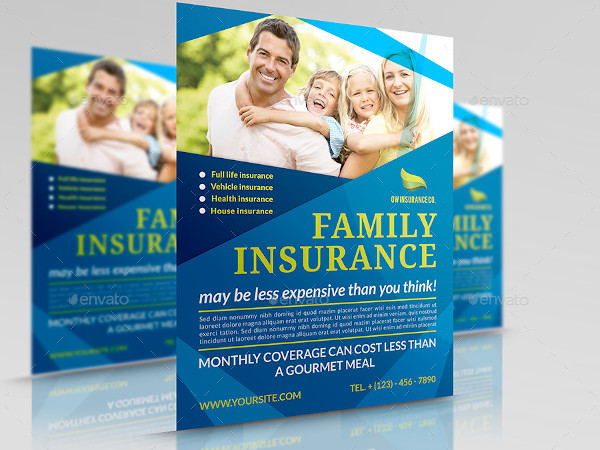 family insurance flyer template