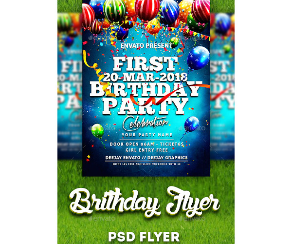 Birthday Flyer - 15+ Examples, Format, Pdf | Examples