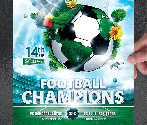 14+ Football Event Ticket Designs & Templates - PSD, AI, DOC