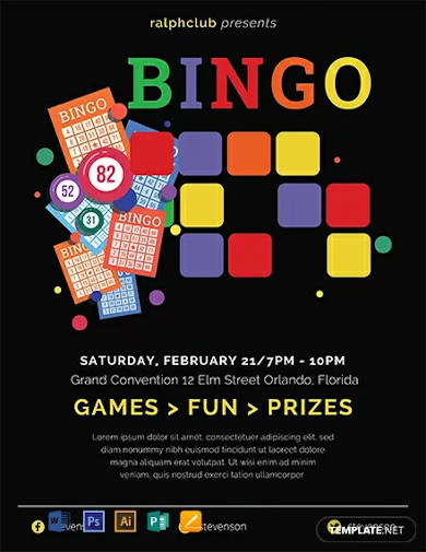 free bingo flyer template